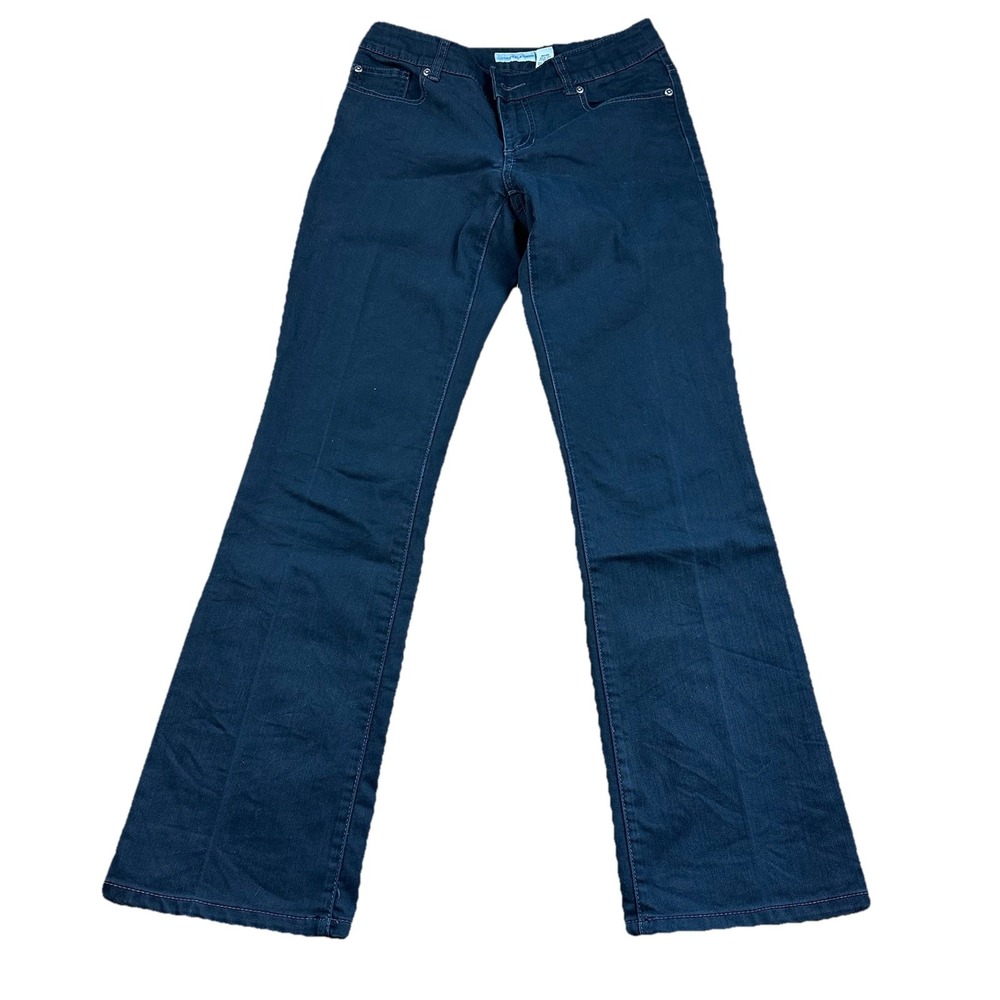 Chico's Platinum Denim Women's‎ Ultimate Fit Bootcut Jeans Size 4 Regular Black